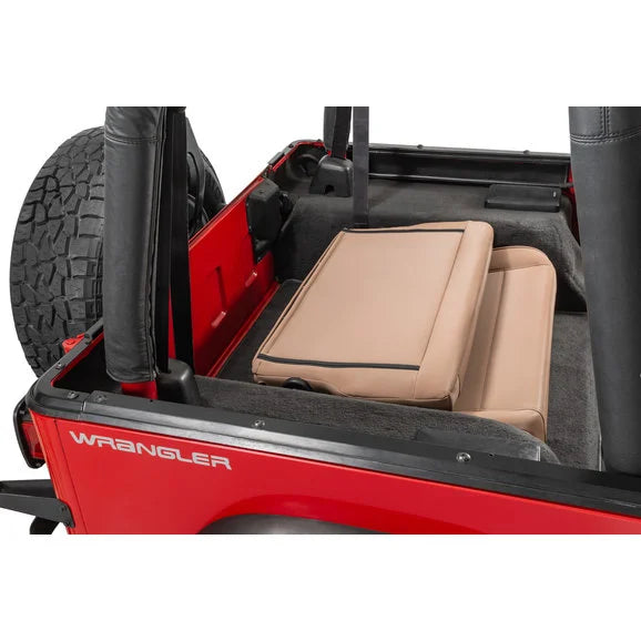 Load image into Gallery viewer, Rugged Ridge Fold &amp; Tumble Vinyl Rear Seat for 76-95 Jeep CJ &amp; Wrangler YJ
