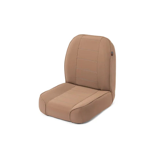 Rugged Ridge 13400.04 Premium Low-Back Bucket Seat Tan for 76-02 Jeep CJ & Wrangler YJ, TJ