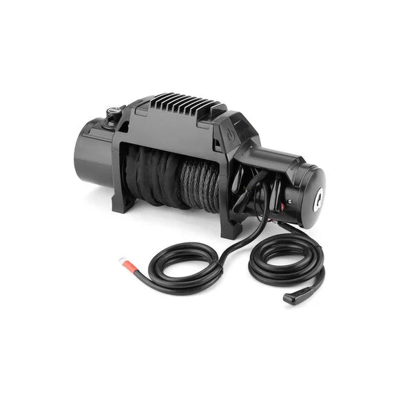 Load image into Gallery viewer, Quadratec RES-Q Teton Series Winch 12,000 lbs with Synthetic Rope
