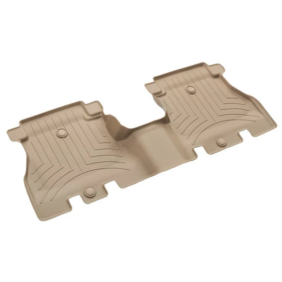 Load image into Gallery viewer, WeatherTech 451313-1-2 DigitalFit Front &amp; Rear FloorLiners in Tan for 2018 Jeep Wrangler Unlimited JL
