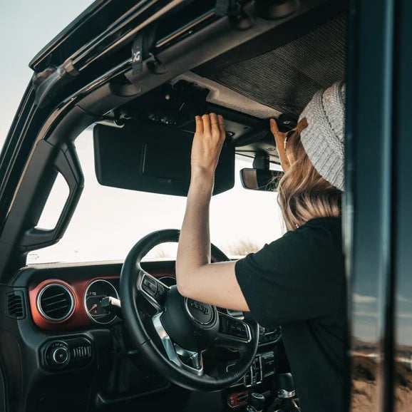 Load image into Gallery viewer, XG Cargo XG-316 Magne-Lok Magnetic Sun Shade for 18-23 Jeep Wrangler JL &amp; 2023 Gladiator JT
