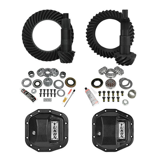 Yukon Gear & Axle Ring and Pinon Gear Kits for 18-24 Jeep Wrangler JL with Front M186 & Rear M220 Axles