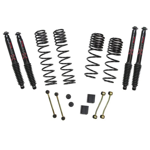 Skyjacker 2.5in Long Travel Lift Kit with Black MAX Shocks for 18-23 Jeep Wrangler JL