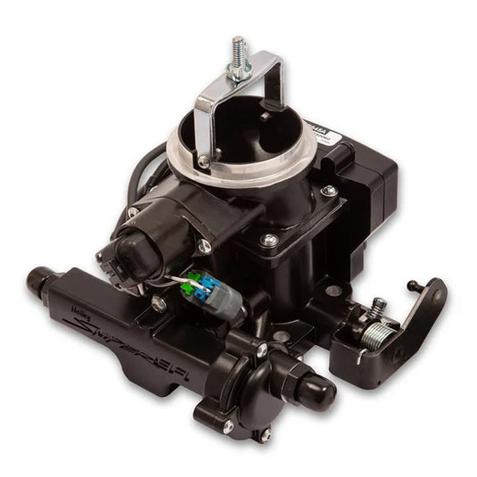 Holley 550-859 Sniper EFI BBD Carburetor in Black for 71-86 CJ Jeep Vehicles with 258c.i. 6cyl