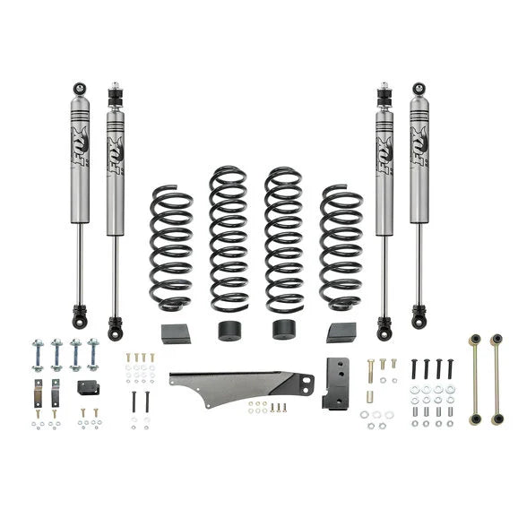 Quadratec 3.5” Coil Spring Suspension Kit with FOX IFP Mono-Tube Shocks for 07-18 Jeep Wrangler JK