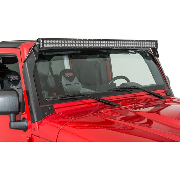 Load image into Gallery viewer, KC HiLiTES 366 Overhead Mount C50 LED Bar &amp; Bracket Kit for 07-18 Jeep Wrangler JK
