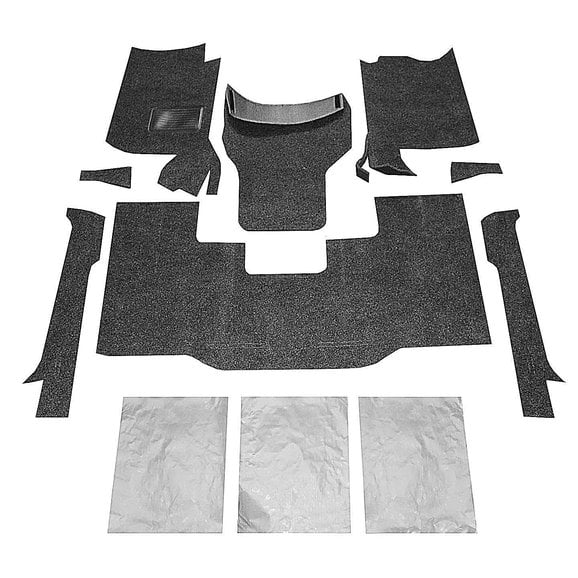 Load image into Gallery viewer, Bedrug Premium Carpeted Floor Covering Kit with Cutouts for 87-95 Jeep Wrangler YJ
