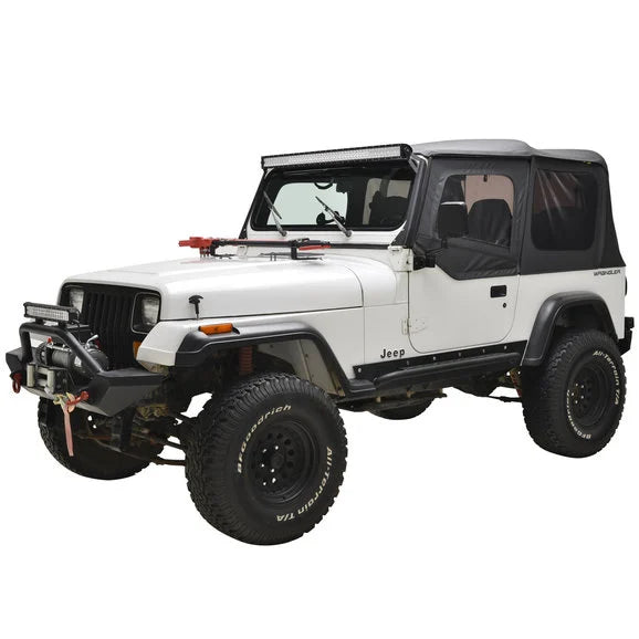 Load image into Gallery viewer, Paramount Automotive 51-0105 Rocker Guard with Step for 87-95 Jeep Wrangler YJ
