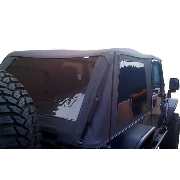 Load image into Gallery viewer, Rampage Products 106635 Frameless Complete Trail Top in Black Diamond for 04-06 Jeep Wrangler Unlimited TJ
