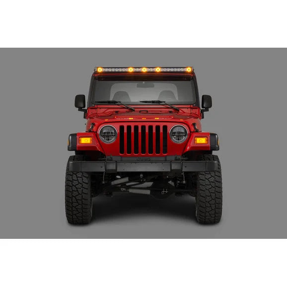 Load image into Gallery viewer, Quadratec J5 LED Light Bar with Amber Clearance Cab Lights
