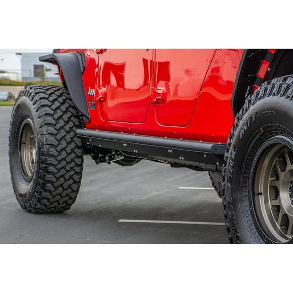 Load image into Gallery viewer, DV8 Offroad SRGL-02 Bolt-on Side Step Sliders for 20-24 Jeep Gladiator JT
