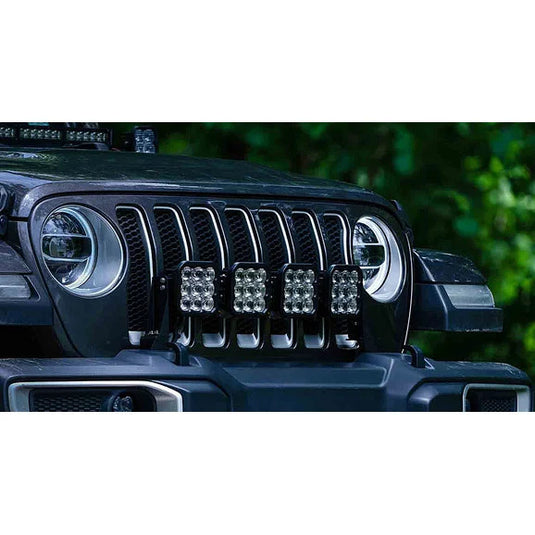 Diode Dynamics DD6827 SS5 4-Pod CrossLink Grille Lightbar Kit for 18-22 Jeep Wrangler JL