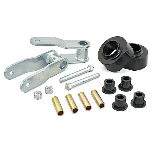 Daystar KJ09105BK Econo-Lift Kit with 13/4" Coil Spring Spacer and 1" Rear Shackles for 84-01 Jeep Cherokee XJ