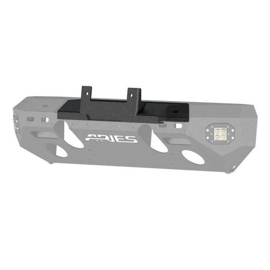 Aries 2072100 Winch Adapter Plate with Fairlead Mount for 07-18 Jeep Wrangler JK