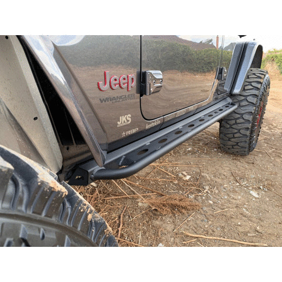 American Trail Products 31180001K Rock Rail Side Steps for 18-20 Jeep Wrangler JL Unlimited