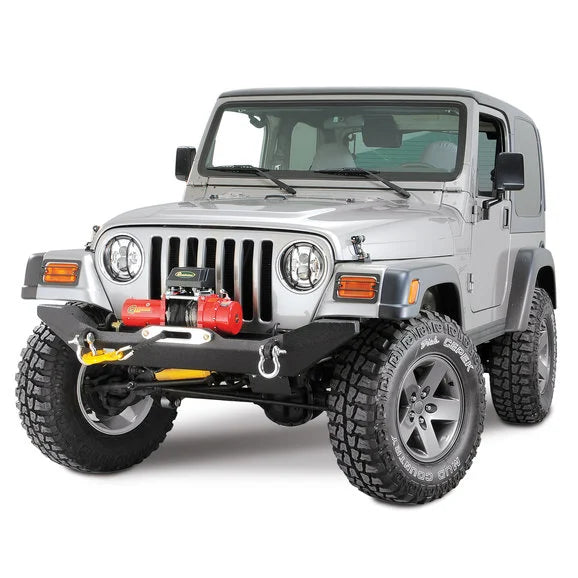 Load image into Gallery viewer, Body Armor TJ-19531 4X4 Front Formed Winch Bumper for 87-06 Jeep Wrangler YJ, TJ &amp; Unlimited
