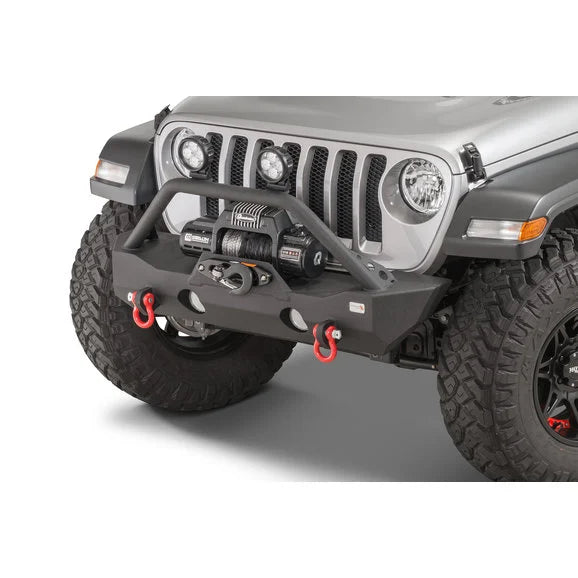 Load image into Gallery viewer, Fishbone Offroad FB22090 Mako Stubby Front Bumper for 18-24 Jeep Wrangler JL &amp; Gladiator JT
