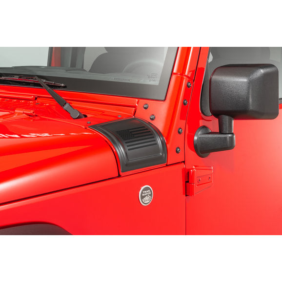 Load image into Gallery viewer, Rampage Products 76128 U.S.A. Flag Cowl Covers for 07-18 Jeep Wrangler JK
