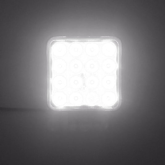 Quake LED QFR795 Fracture RGB 4" Cube LED Spot Light- Single