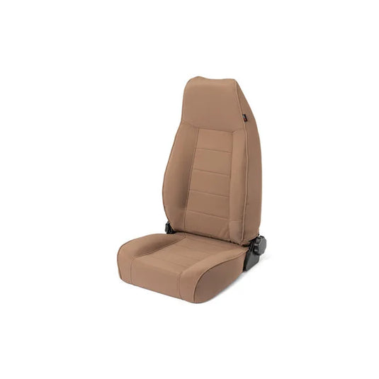 Rugged Ridge Premium Reclining Bucket Seat in Black Denim for 76-02 Jeep CJ, Wrangler YJ & TJ