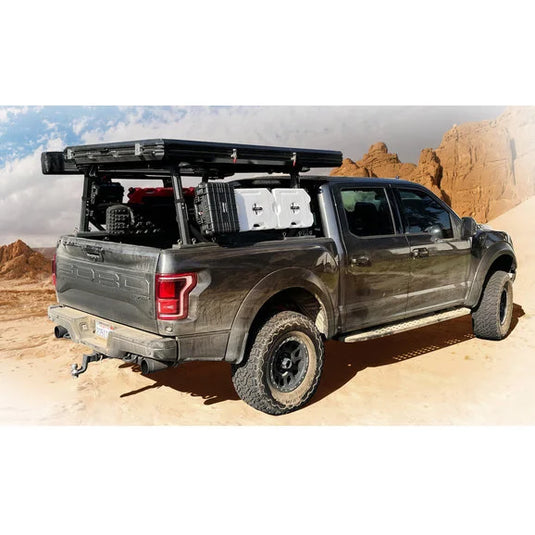 Overland Vehicle Systems 22040100 Freedom Bed Rack with Adjustable Crossbars for Jeep Gladiator JT