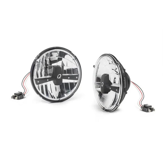 Quadratec Gen II LED Headlights for 55-06 Jeep Wrangler TJ, Unlimited & CJ