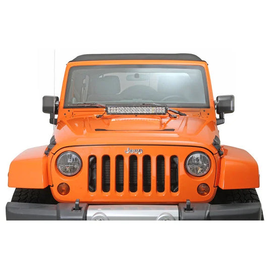 Rigid Industries 40333 RIGID 20" E/SR Series Hood Light Bar Mount for 07-18 Jeep Wrangler JK