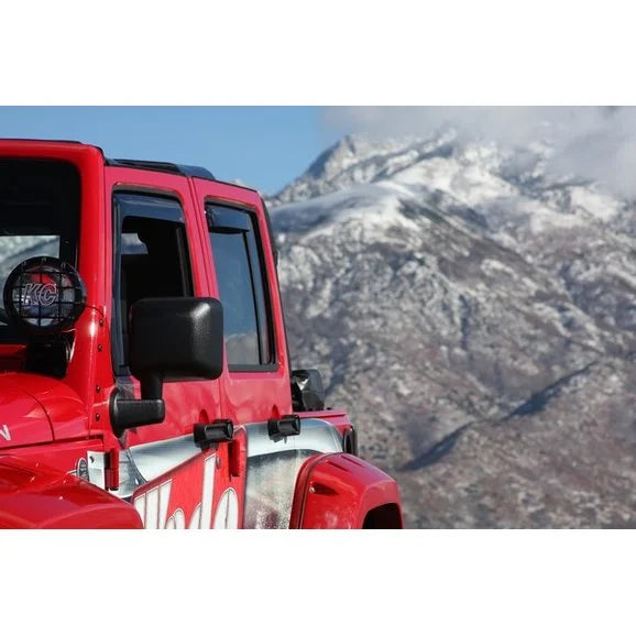 Wade Wade Automotive In-Channel Wind Deflectors for 07-18 Jeep Wrangler JK