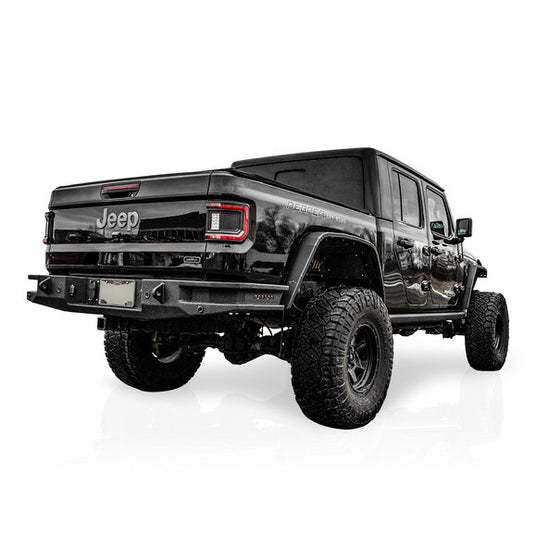 Reaper Off-Road JSR02 Bed Side Steps for 20-24 Jeep Gladiator JT with Immortal R1 Rear Bumper