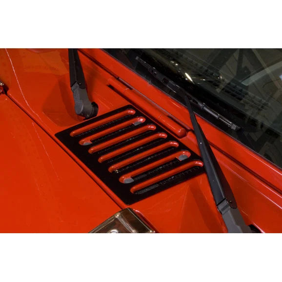 Rugged Ridge 11206.05 Hood Vent Cover in Black for 07-18 Jeep Wrangler JK