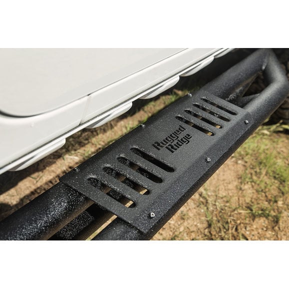 Load image into Gallery viewer, Rugged Ridge 11504.25 RRC Side Armor Guard Plates for 07-18 Jeep Wrangler Unlimited JK 4 Door
