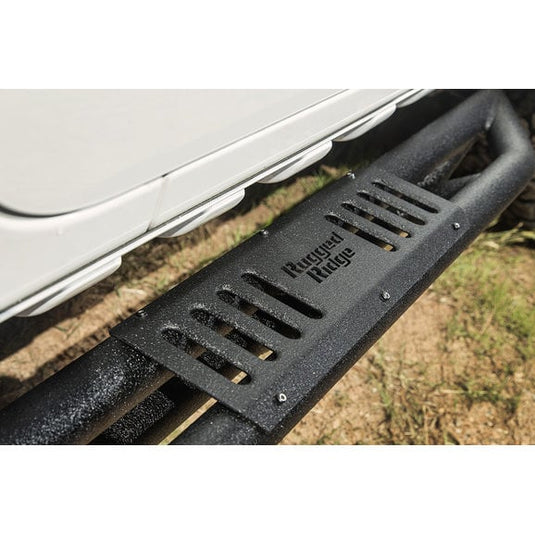 Rugged Ridge 11504.25 RRC Side Armor Guard Plates for 07-18 Jeep Wrangler Unlimited JK 4 Door