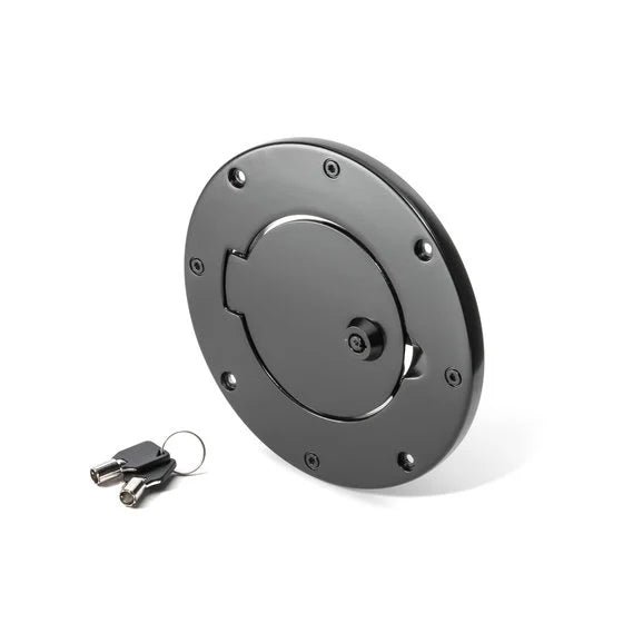 Load image into Gallery viewer, Rugged Ridge Locking Fuel Door for 97-06 Jeep Wrangler TJ &amp; Unlimited
