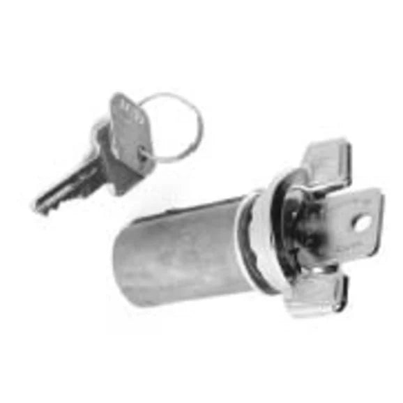 Crown Automotive 55026014 Coded Ignition Lock Cylinder with Keys for 85-86 Jeep CJ-7, CJ-8, 87-90 Wrangler YJ & 84-90 Cherokee XJ