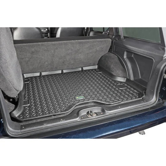 Quadratec Ultimate All Weather Rear Cargo Liner in Black for 84-01 Jeep Cherokee XJ