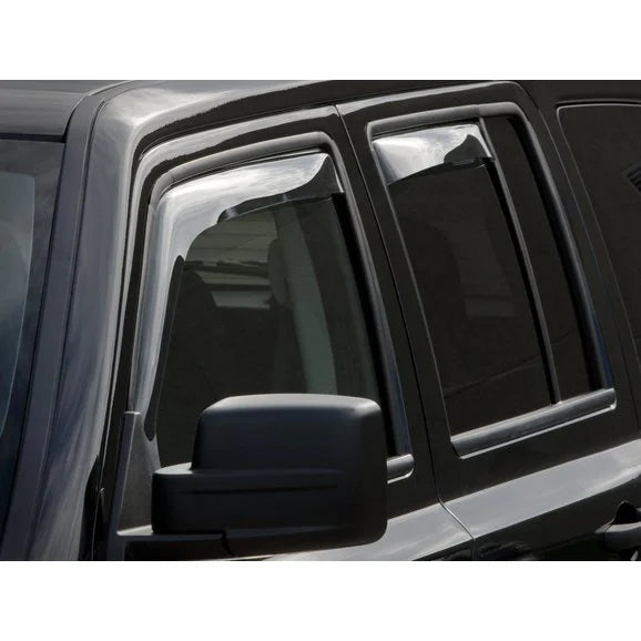 WeatherTech 72444 Front & Rear Side Window Deflector Set in Light Smoke for 07-12 Jeep Patriot MK