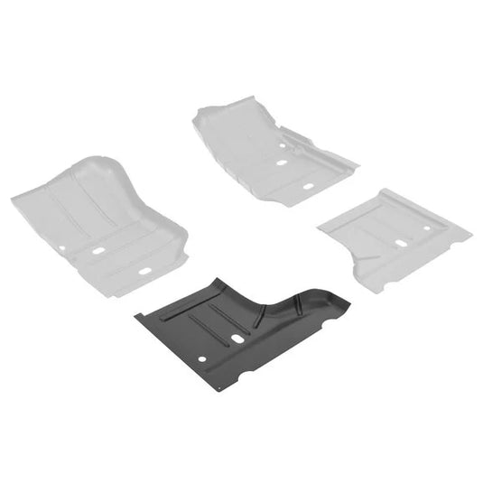 Key Parts 0487-223 Rear Driver Side Floor Pan for 07-18 Jeep Wrangler JK