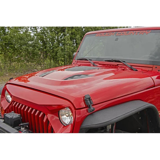 Rough Country 10525 Vented Performance Hood for 07-18 Jeep Wrangler JK