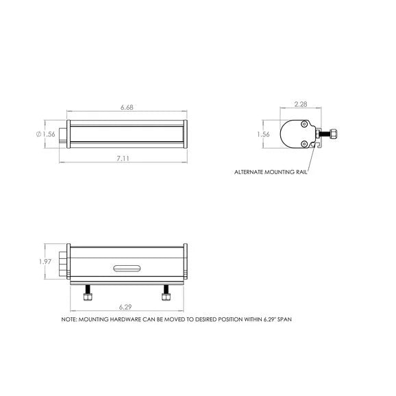 Load image into Gallery viewer, Baja Designs 100601 6&quot; Rear Tail Light-Mini LED Light Bar
