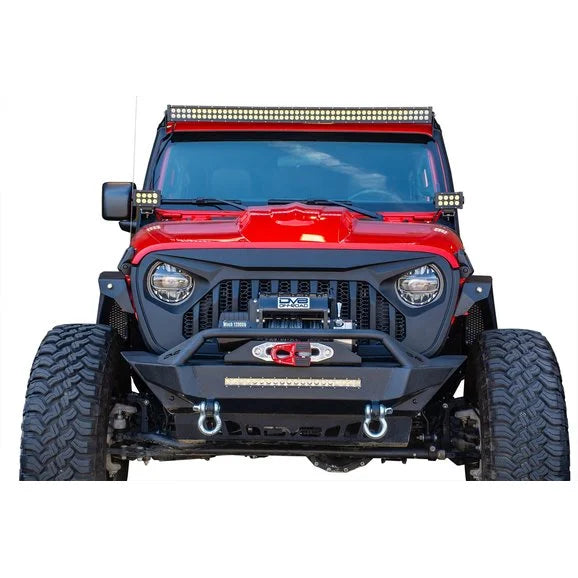 DV8 Offroad GRJL-01 Replacement Grill-Black for 18-23 Jeep Wrangler JL & Gladiator JT