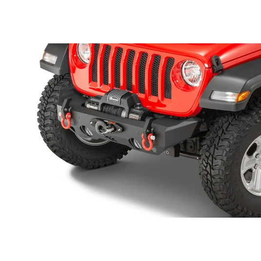 Rugged Ridge 11540.32 HD Stubby Front Bumper for 07-24 Jeep Wrangler JL, JK & Gladiator JT