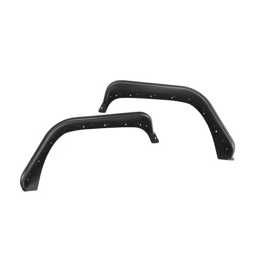 Rugged Ridge 11615.46 Front Steel Tube Fender Flares for 07-18 Jeep Wrangler JK