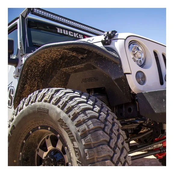 Load image into Gallery viewer, Aries 2500450 Front and Rear Inner Fender Liners for 07-18 Jeep Wrangler JK
