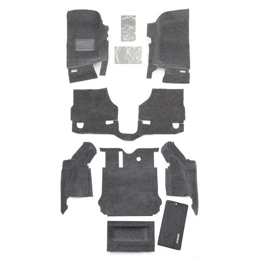 Bedrug Premium Carpeted Floor Covering Kit for 07-18 Jeep Wrangler JK