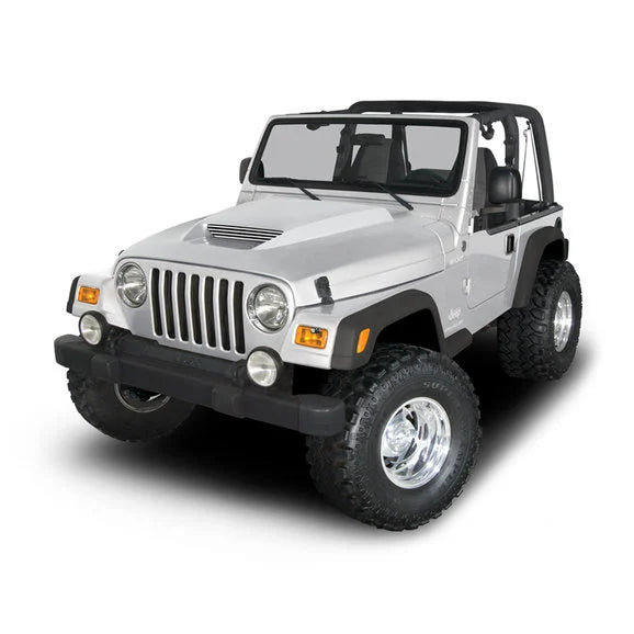 Load image into Gallery viewer, Cervini&#39;s Auto Design 1191 Ram Air Fiberglass Hood for 97-06 Jeep Wrangler TJ
