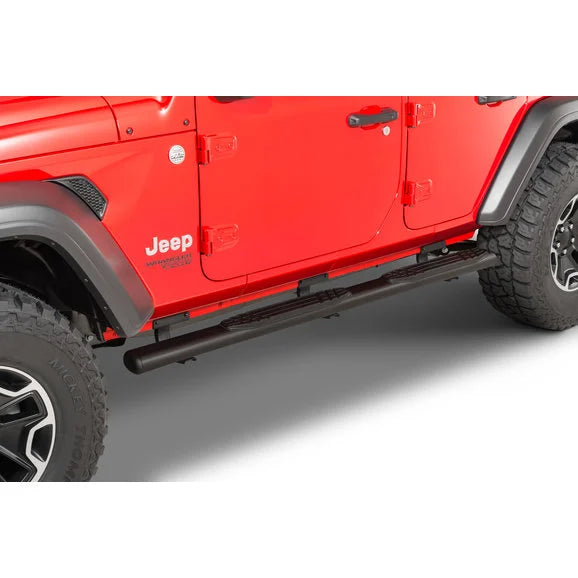 Load image into Gallery viewer, Go Rhino 1000 Series 4&quot; Side Steps for 18-21 Jeep Wrangler JL Unlimited
