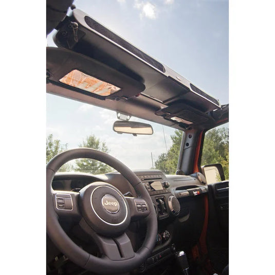 Rugged Ridge 13551.14 Overhead Storage Console for 87-18 Jeep Wrangler YJ, TJ, JK, TJ Unlimited & Wrangler Unlimited JK