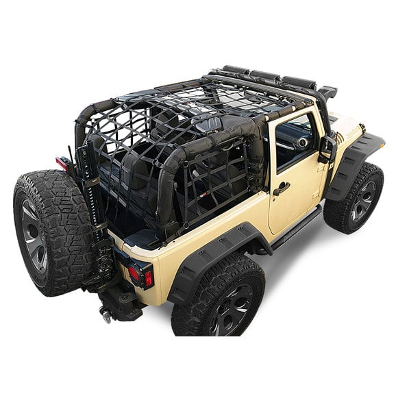 Rugged Ridge 13552.70 Cargo Net for 07-18 Jeep Wrangler JK 2-Door