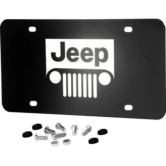 Automotive Gold PLJEEGERB Laser Etched Jeep Grill License Plate