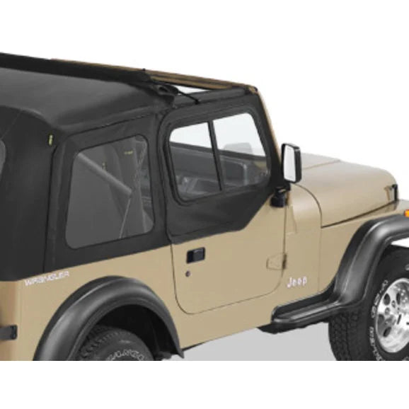 Load image into Gallery viewer, Bestop 51786-15 Upper Door Sliders for 87-95 Jeep Wrangler YJ with Sunrider or Supertop
